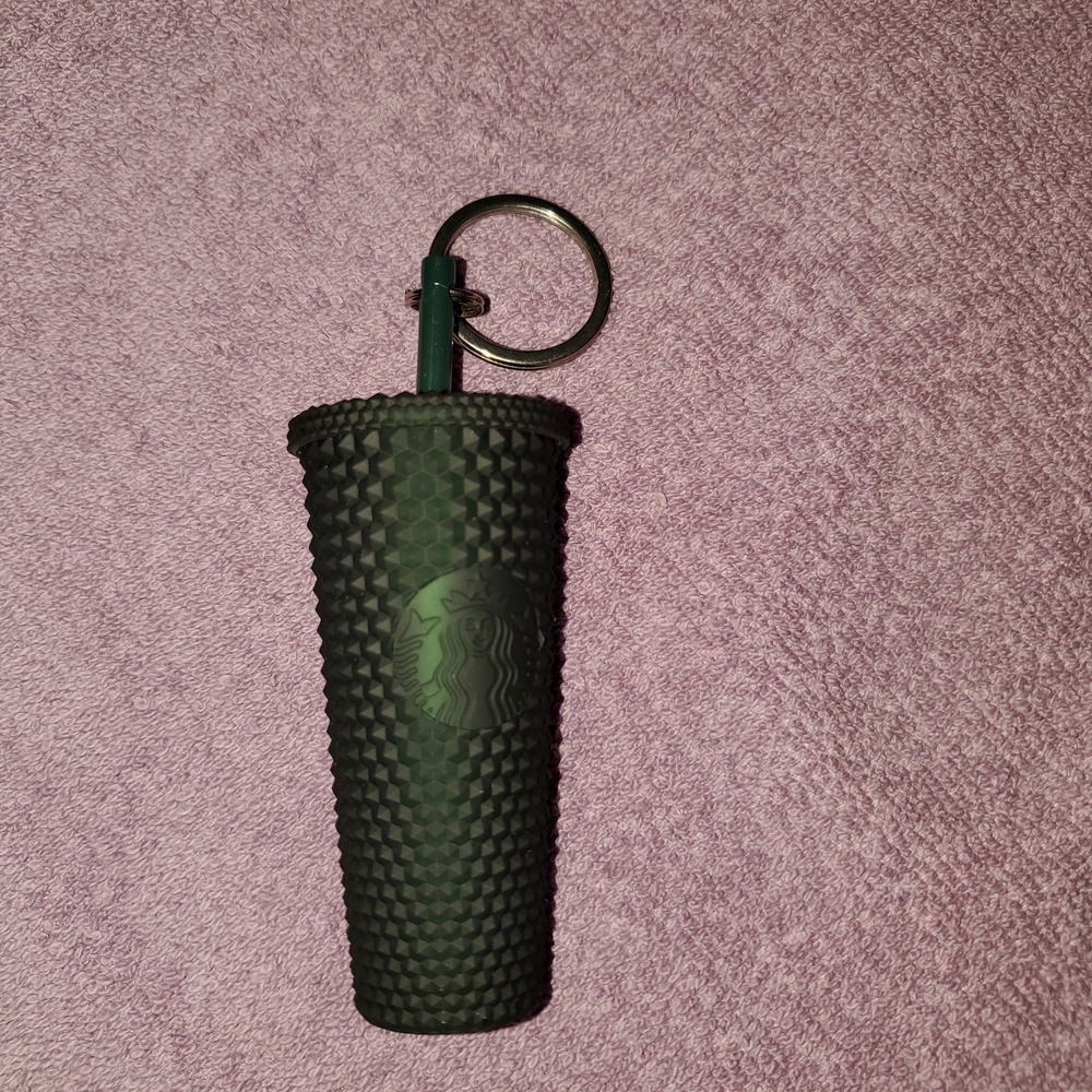 Starbucks Minature Green Tumbler Keychain
